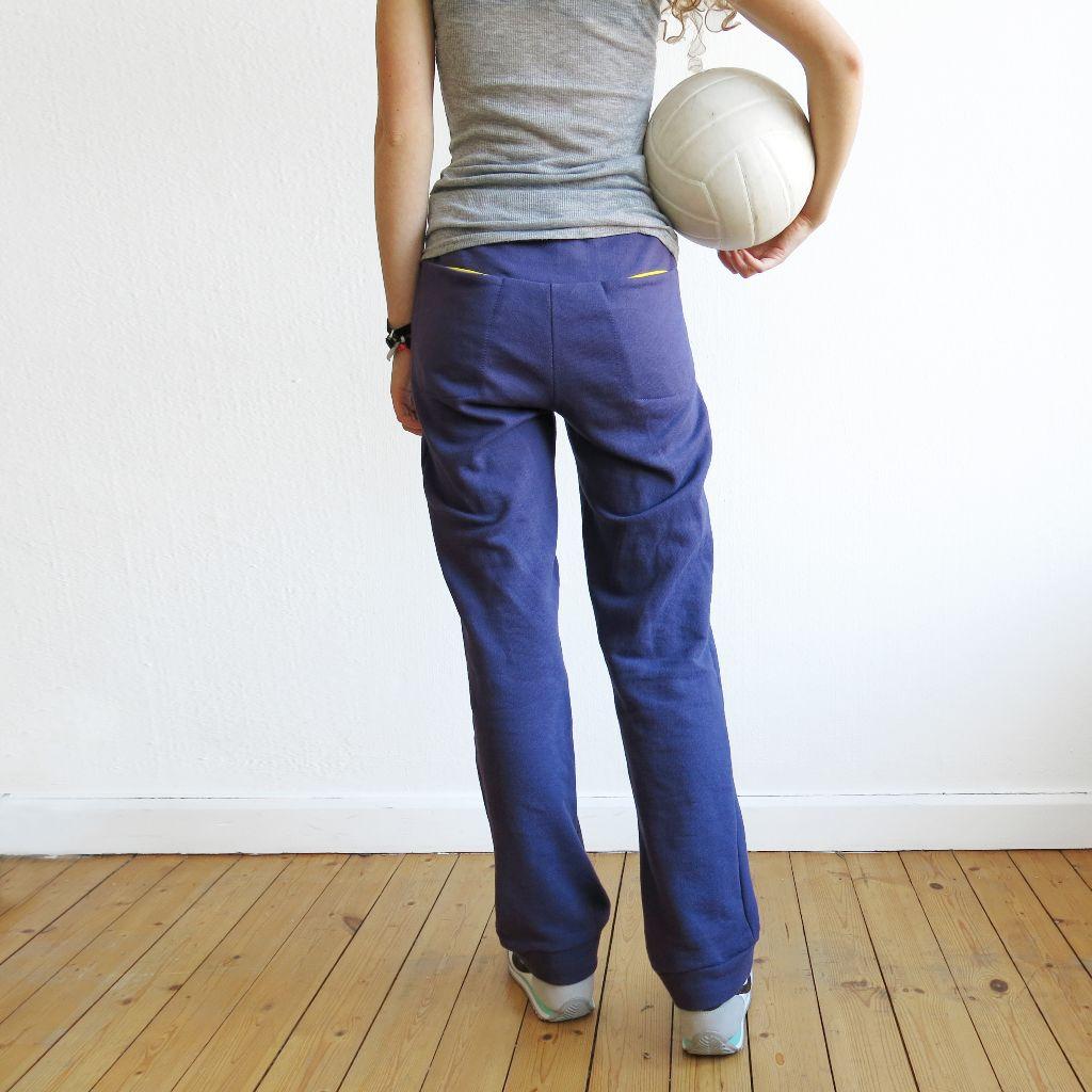 Papierschnittmuster Sweathose Frau Pauli XS-XL